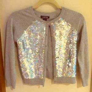 Land’s End, never worn cardigan.  Child size Sm7/8